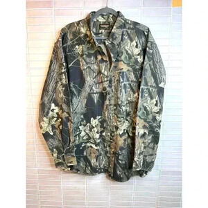 Mossy Oak Camouflage Vintage Button-Down Shirt - Men's XXL